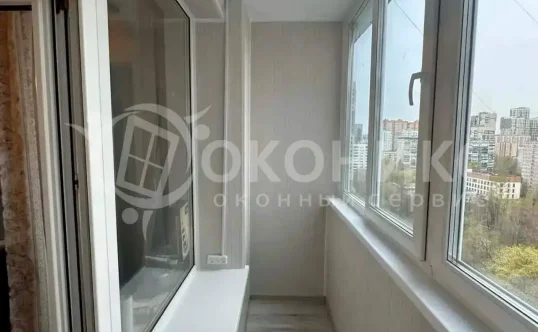 Остекление лоджии, отделка ПВХ