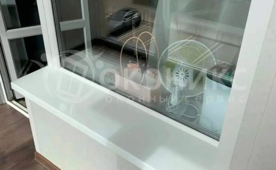 панорамное остекление лоджии с отделкой