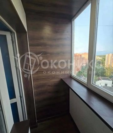 Теплое остекление и отделка лоджии