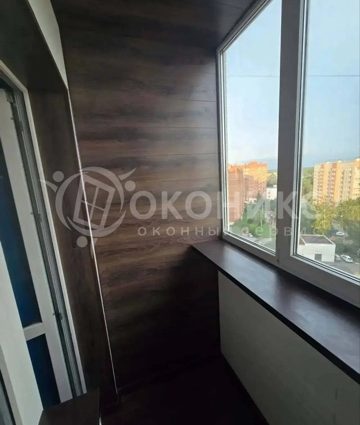 Теплое остекление и отделка лоджии