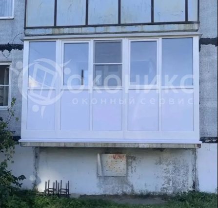 Панорамное остекление балкона с отделкой