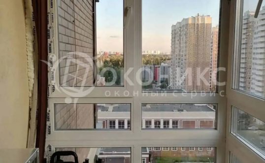 теплое панорамное остекление балкона